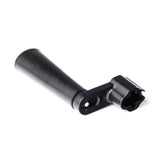 A black bass string winder on a white background