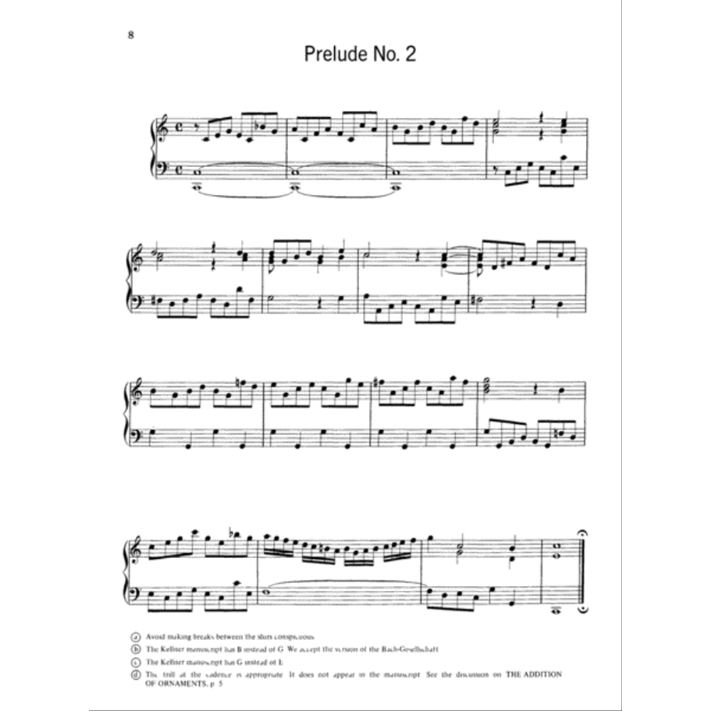Bach - 18 Short Preludes for Piano (Alfred Masterwork Edition)