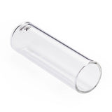 A clear glass slide with Dunlop branding on a white background