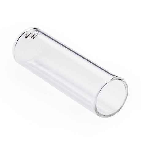 A clear glass slide with Dunlop branding on a white background