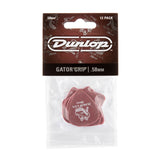 Dunlop Gator Grip guitar pick packaging with picks inside on a white background