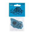 Pack of Dunlop Tortex guitar picks with a blue card on a white background