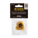 Dunlop Ultex guitar pick packaging with a clear window showing picks inside.