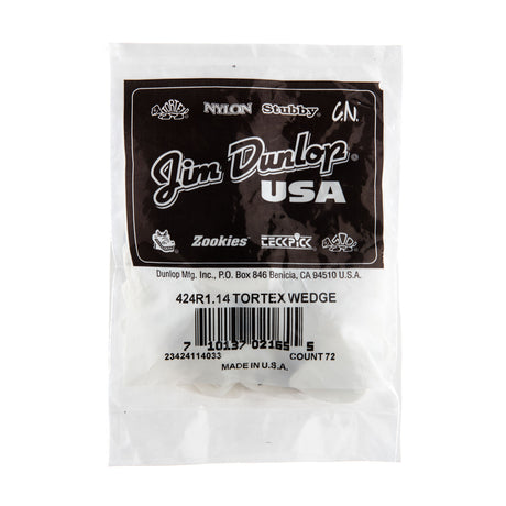 Packaged guitar picks with Jim Dunlop branding on a white background