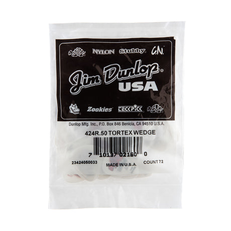 Packaged guitar picks with Jim Dunlop branding on a white background