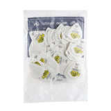 Pack of Dunlop guitar picks with clear packaging on a white background
