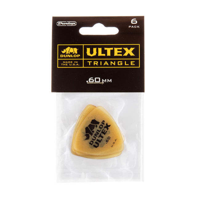 Dunlop Ultex Triangle guitar pick packaging with picks visible