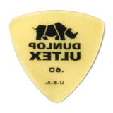 Dunlop Ultex guitar pick on a white background