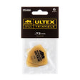 Pack of Dunlop Ultex Triangle guitar picks with packaging on a white background