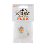 Tortex Flex guitar pick packaging with clear window and picks visable