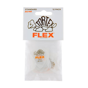 Tortex Flex guitar pick packaging with clear window and picks visable