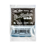 Packaged guitar picks with Jim Dunlop branding on a white background