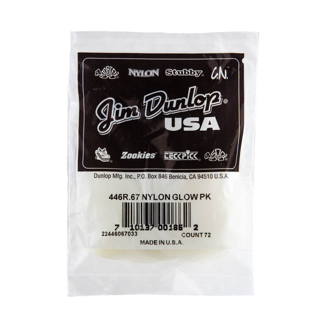 Packaged guitar picks with Jim Dunlop branding on a white background