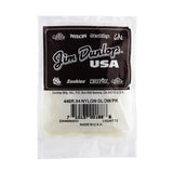 Jim Dunlop guitar pick package on a white background