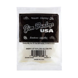 Packaged guitar picks with Jim Dunlop branding on a white background