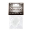 Dunlop nylon standard guitar pick packaging on a white background