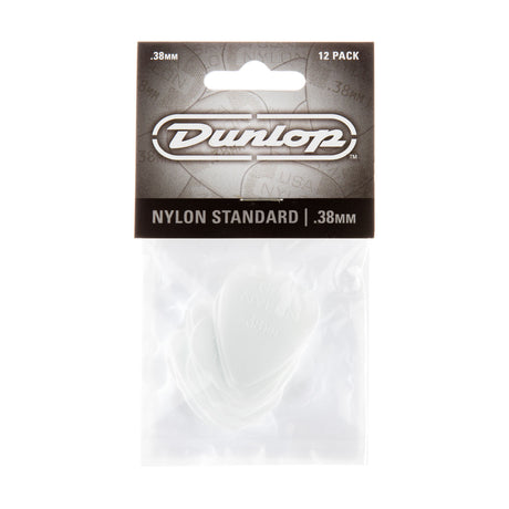 Dunlop nylon standard guitar pick packaging on a white background