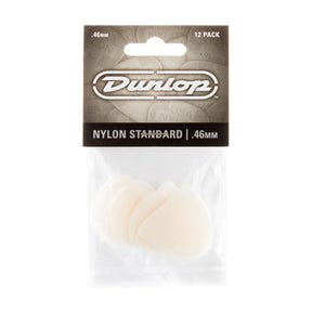 Dunlop guitar pick packaging with picks inside on a white background