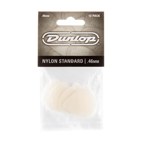 Dunlop guitar pick packaging with picks inside on a white background
