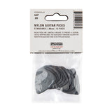 Pack of Dunlop nylon guitar picks with packaging on a white background