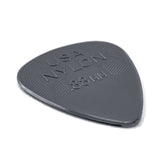 Gray guitar pick with 'USA Nylon 0.88 MM' text on a white background
