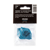 Pack of Dunlop Tortex III guitar picks with a clear plastic bag on a white background