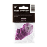 Pack of Dunlop Tortex III guitar picks with packaging on a white background