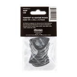 Pack of Dunlop Tortex III guitar picks with packaging on a white background
