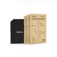 The image shows three kraft paper packages of D'Addario Humidipak Two-Way Humidification System and three black D'Addario-branded storage pouches. This system helps maintain optimal humidity levels in acoustic guitars and wooden stringed instruments, preventing damage from moisture fluctuations. It’s a popular accessory for guitar care, ensuring instrument longevity, playability, and sound quality.