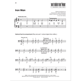 The image shows sheet music for "Iron Man" by Black Sabbath, arranged for piano and voice. It features melody with lyrics on the treble staff, piano accompaniment in bass clef, a tempo marking "Moderately slow," and 4/4 time. There’s a small keyboard diagram, rehearsal letters (A-D), dynamic markings, an optional octave-higher duet section, and copyright info from Pro Music. The arrangement is by Tom Gerou, with words and music by Iommi, Osbourne, Ward, and Butler.