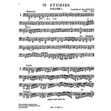 Sheet music for 70 Studies by Vladoslav Blazhevich for Tuba with musical notation on a white background.
