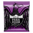 Ernie Ball Paradigm guitar string package with an eagle design on a purple background