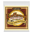 A package of Ernie Ball Earthwood banjo strings on a transparent background