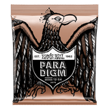 Ernie Ball Paradigm guitar string package with an eagle design on a black background
