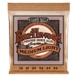 Ernie Ball Earthwood acoustic guitar strings packaging on a white background