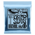 Ernie Ball Primo Slinky guitar strings packaging with an eagle logo on a clear background