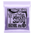 Ernie Ball Ultra Slinky guitar strings packaging with an eagle logo on a white background