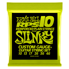 Ernie Ball RPS guitar string set packaging with green and black design