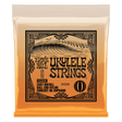 Ernie Ball ukulele strings packaging on a white background