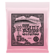 Ernie Ball pink ukulele strings packaging with white background