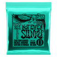 Ernie Ball Not Even Slinky guitar strings packaging with eagle logo on a white background