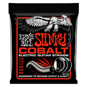 Ernie Ball Slinky Cobalt electric guitar strings packaging with eagle design