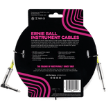 Ernie Ball instrument cable packaging with pink and black design