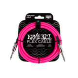 Ernie Ball Flex Instrument Cable - Straight/Straight - Pink - 10FT
