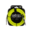 Ernie Ball flex cable packaging with a 20ft length on a black background