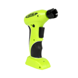 Ernie Ball green powered peg winder on a white background