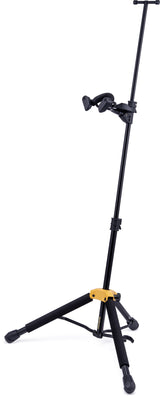 Black violin stand on a white background