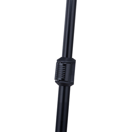 A black height adjuster for a cello stand