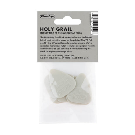 Dunlop Holy Grail guitar picks in packaging on a white background
