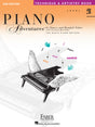 The image shows the cover of "Piano Adventures" Level 2B Technique & Artistry Book (2nd Edition) by Nancy and Randall Faber with Victoria McArthur. It features a grand piano with wings, symbolizing a musical journey, and labeled illustrations highlighting proper piano technique—arm, wrist, fingers, and control. The gradient orange-to-purple cover is published by Faber Piano Adventures and distributed by Hal Leonard.